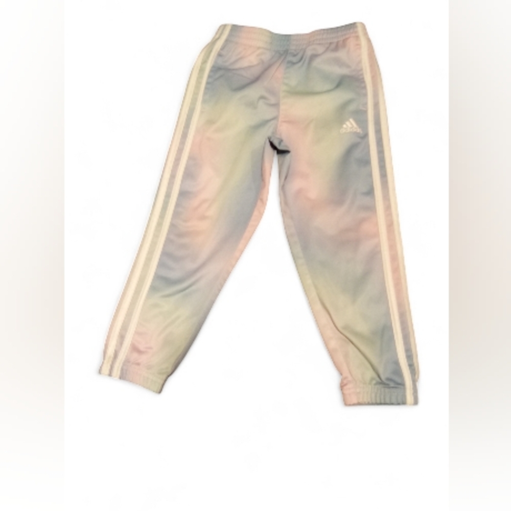 Adidas Kids Size 4 Girls Pastel Tie Dye Trackpants